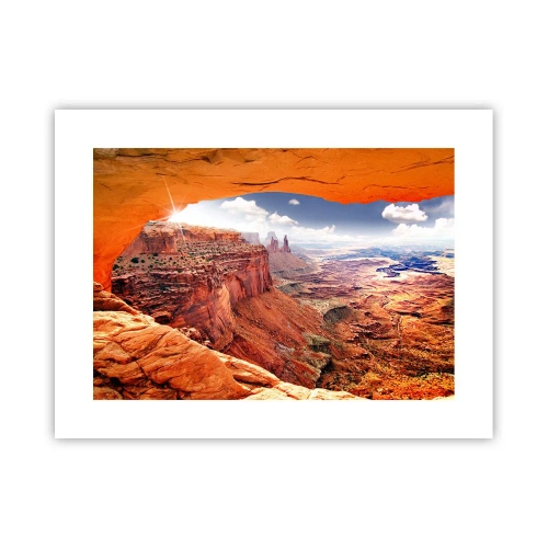 Plakat - Wyrzeźbione przez samą naturę - 40x30 cm