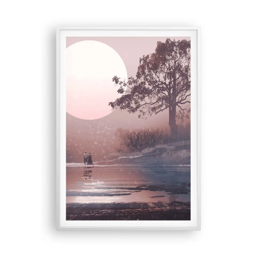 Plakat w białej ramie - Nocne dziwy - 70x100 cm