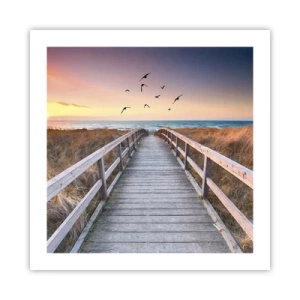 Plakat - Przestrzeń wzlotów - 50x50 cm