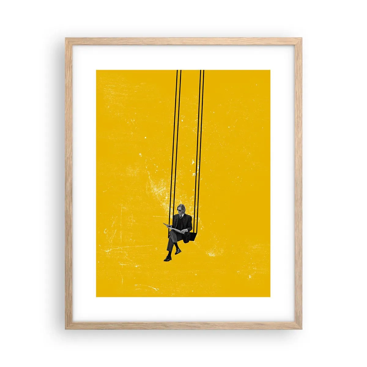 Plakat w ramie jasny dąb - Dzień jak co dzień - 40x50 cm