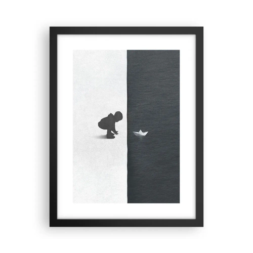 Plakat w czarnej ramie - Wielka wyprawa - 30x40 cm