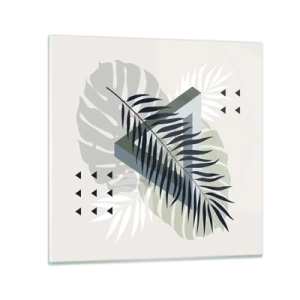 Obraz na szkle - Natura i geometria – dwa porządki? - 30x30 cm