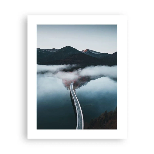 Plakat - Nad wodą gładką jak lustro - 40x50 cm