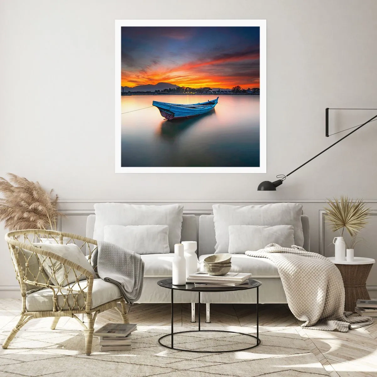 Plakat - Nadchodzi dobra noc - 50x50 cm