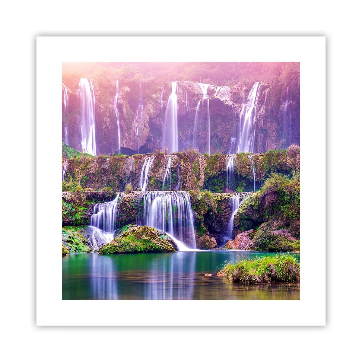 Plakat - Schody do nieba - 40x40 cm