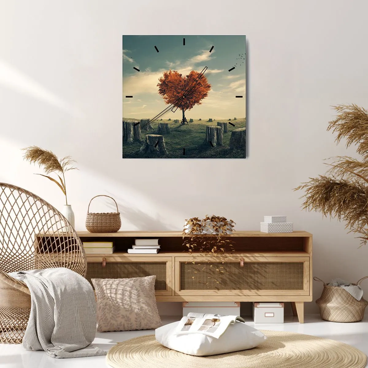 Zegar ścienny - Wciąż jest nadzieja - 40x40 cm