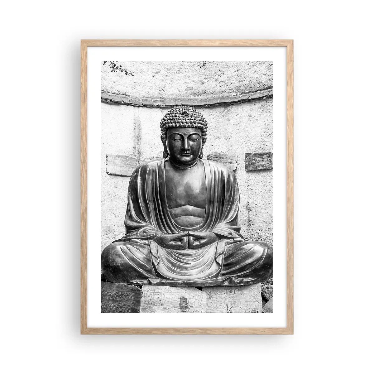 Plakat w ramie jasny dąb - U źródeł spokoju - 50x70 cm