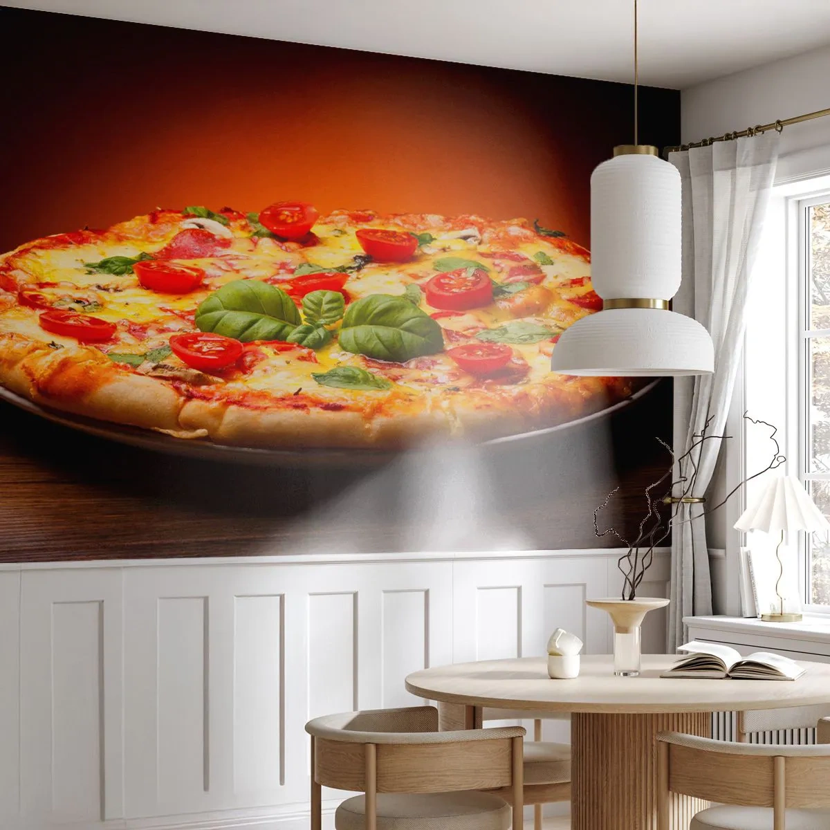 Fototapeta Samoprzylepna Deluxe Sticker - Mamma mia! - Gastronomia, Pizza, Włochy - 250x175 cm