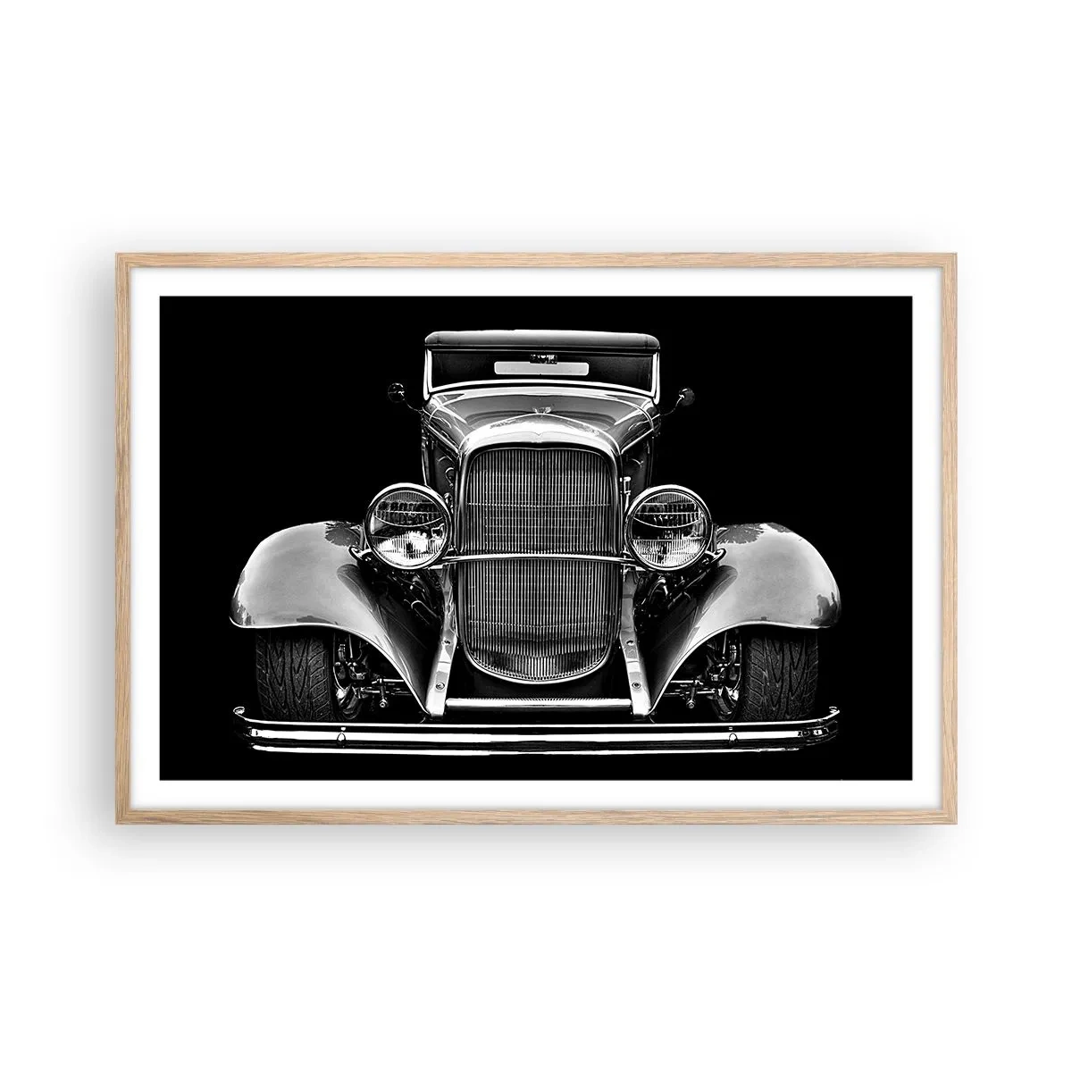 Plakat w ramie jasny dąb - Prawdziwy gentelman - 91x61 cm