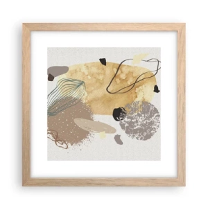 Plakat w ramie jasny dąb - Plumkologia stosowana - 30x30 cm