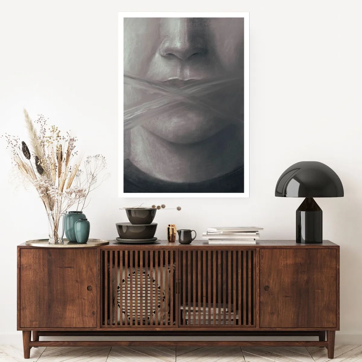 Plakat - Ani słowa - 40x50 cm