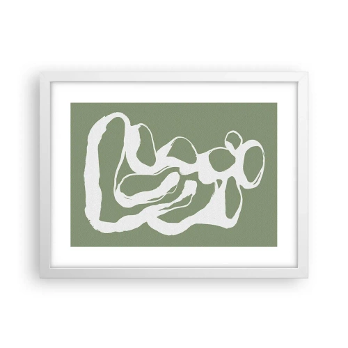 Plakat w białej ramie - Wołanie przestrzeni - 40x30 cm