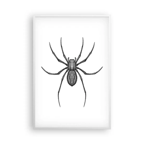 Plakat w białej ramie - Niepokojąca precyzja - 61x91 cm