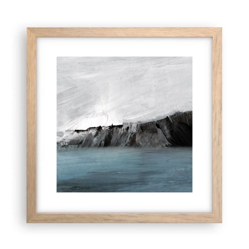 Plakat w ramie jasny dąb - Woda – ziemia: starcie żywiołów - 30x30 cm