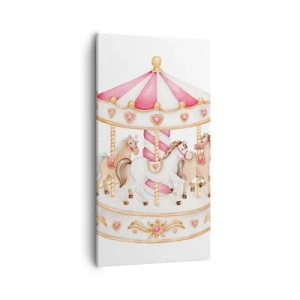 Obraz na płótnie - Słodki świat dzieciństwa - 55x100 cm