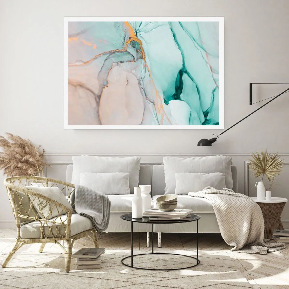 Plakat - Taniec kształtów i barw - 91x61 cm