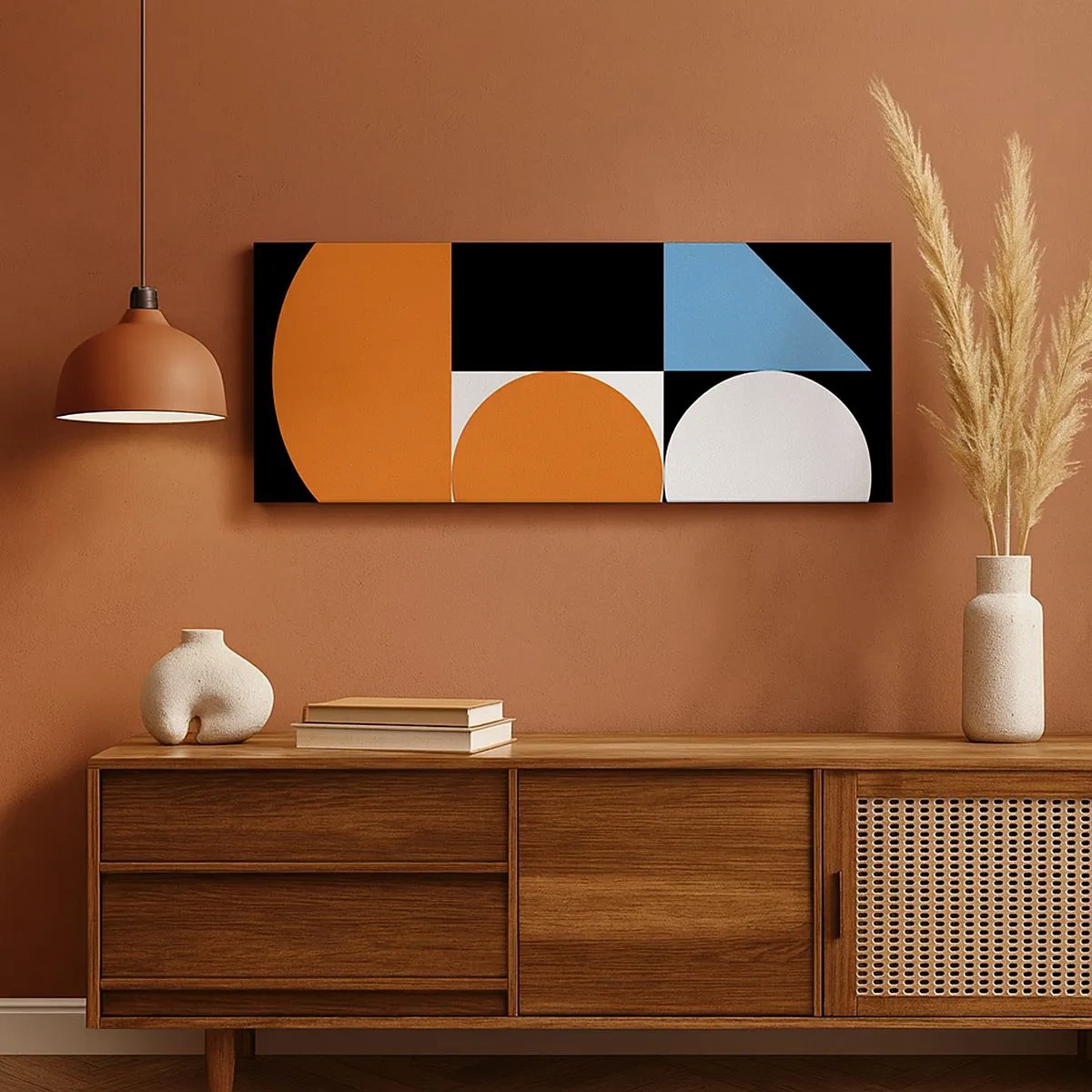 Obraz na płótnie - Układ figurowy - 100x40 cm