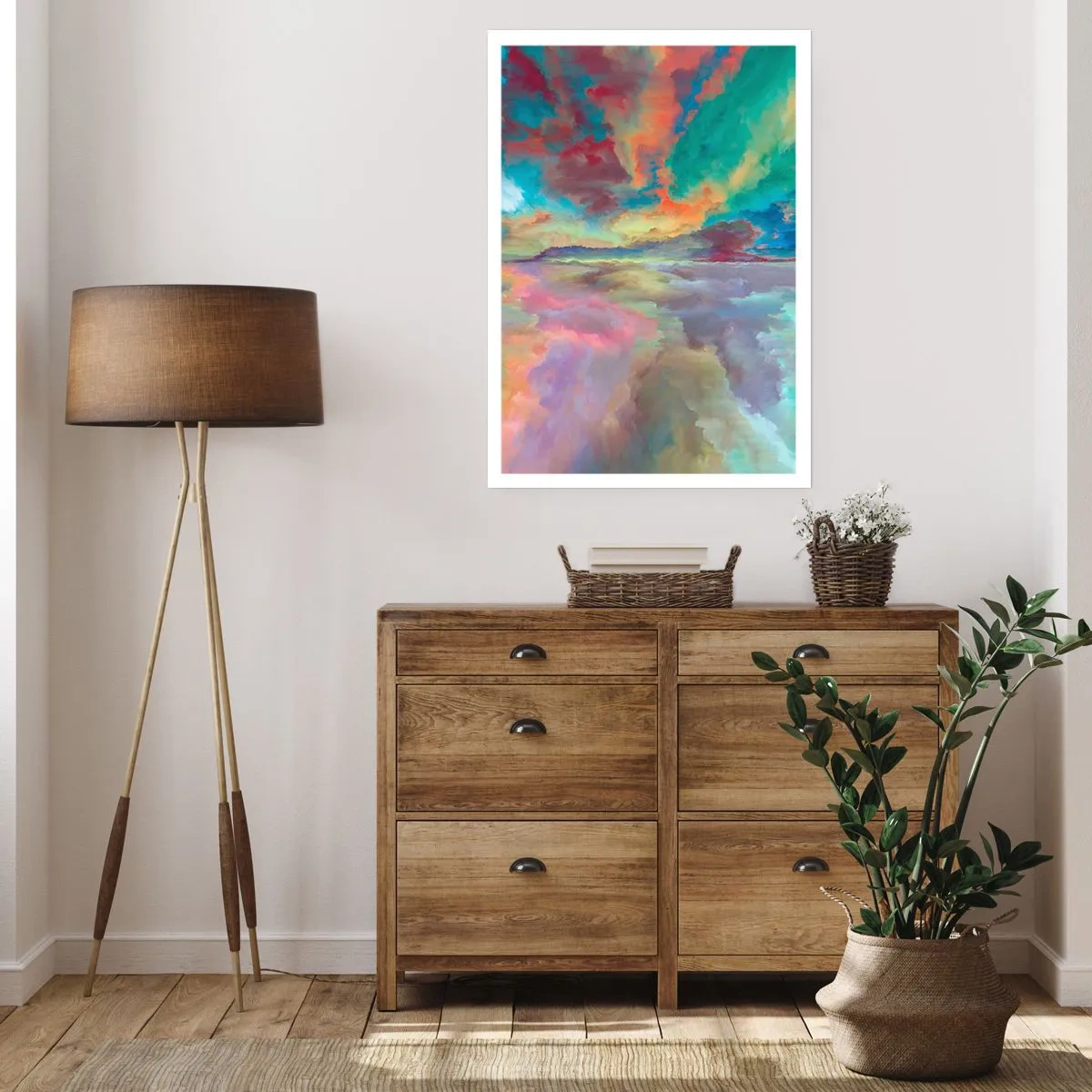 Plakat - Dwa nieba - 30x40 cm