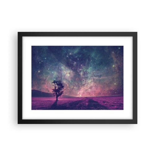 Plakat w czarnej ramie - Pod magicznym niebem - 40x30 cm
