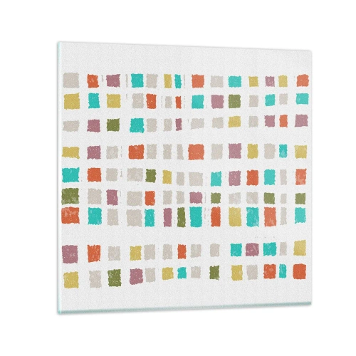 Obraz na szkle - Nieznana gra - 70x70 cm