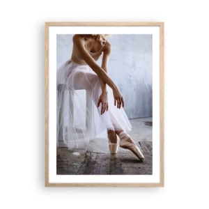 Plakat w ramie jasny dąb - Zanim zabłysną światła rampy - 50x70 cm