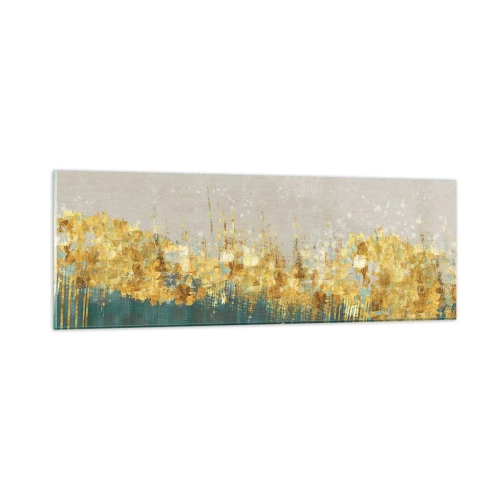 Obraz na szkle - Złota granica - 90x30 cm