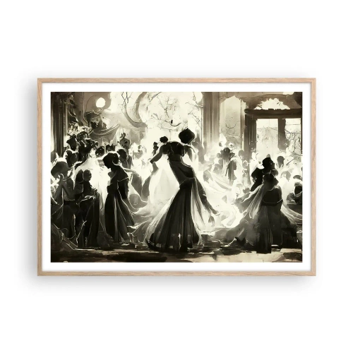 Plakat w ramie jasny dąb - Wielka maskarada - 100x70 cm
