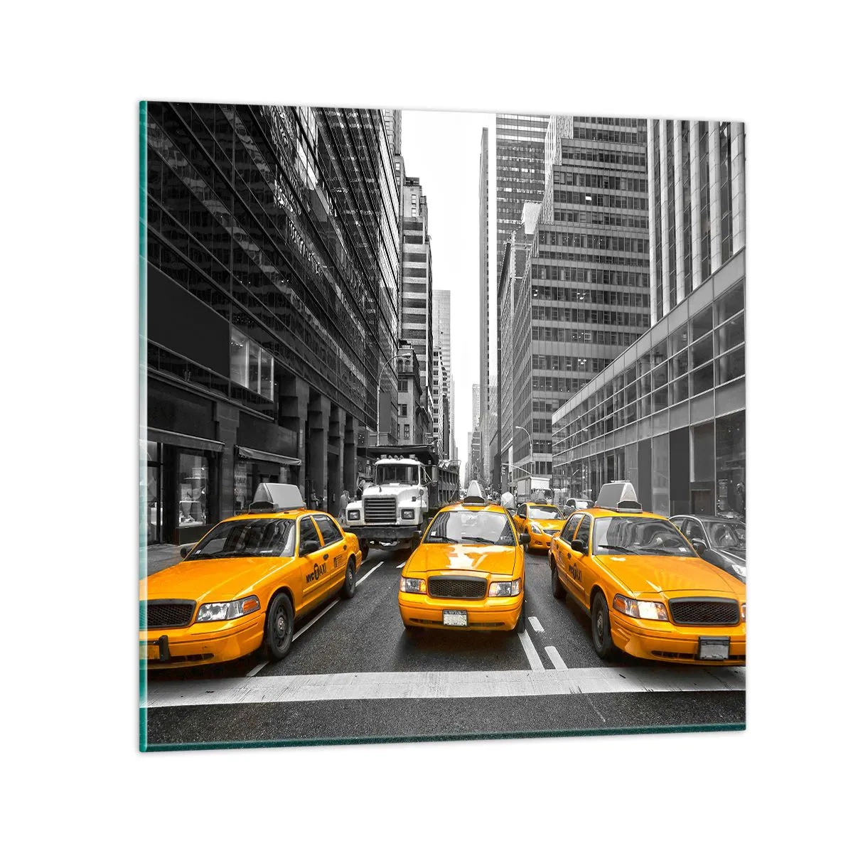 Obraz na szkle - To my ubarwiamy miasto - 70x70 cm