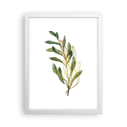 Plakat w białej ramie - Wszystko co dobre - 30x40 cm