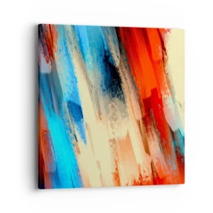 Obraz na płótnie - Kaskada barw - 40x40 cm