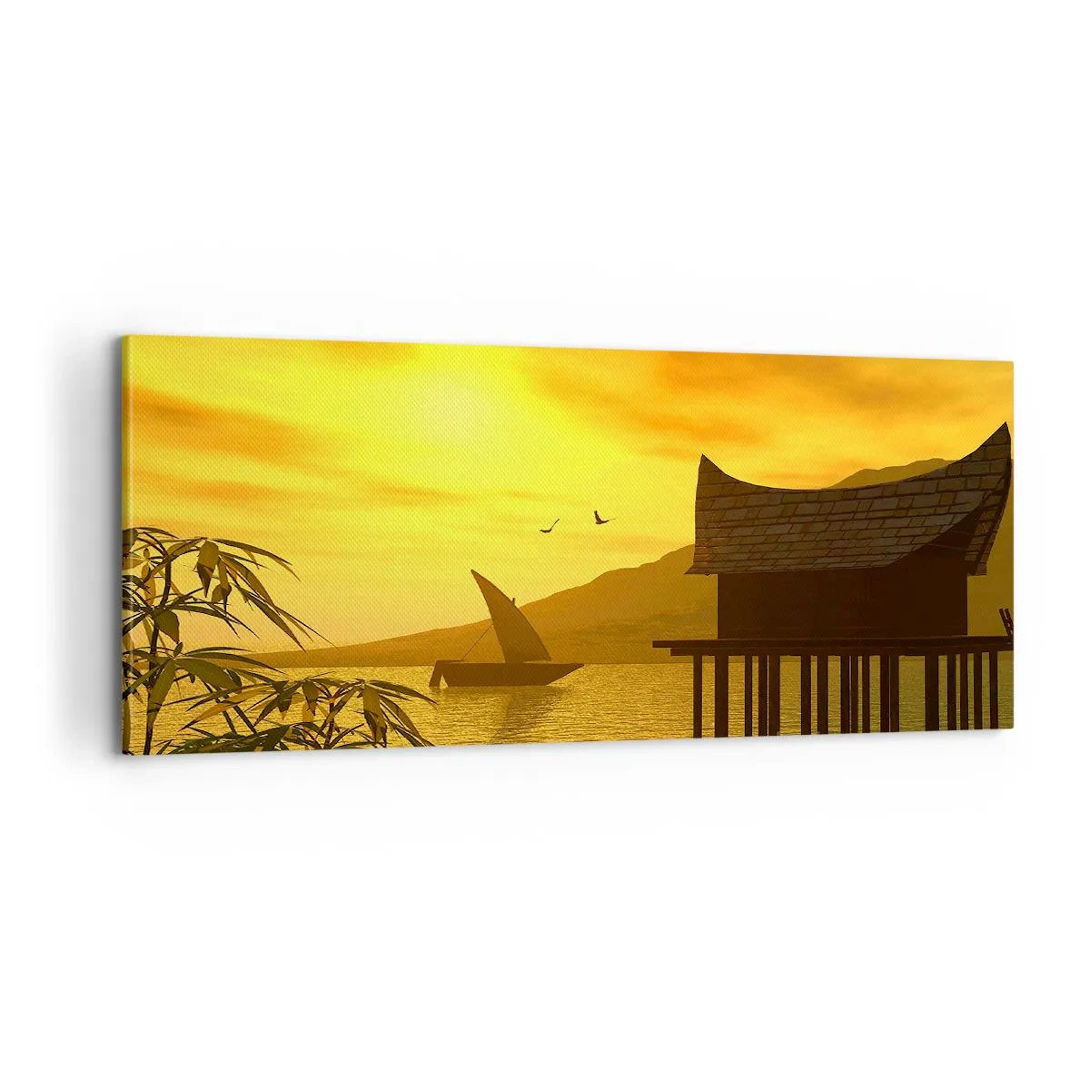 Obraz na płótnie - Upragniony spokój - 100x40 cm