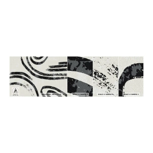 Fototapeta Próbka Samoprzylepna Deluxe Sticker - W pół zatrzymany - Minimalizm, Kreski, Boho - 100x30 cm