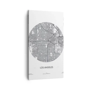 Obraz na płótnie - Anatomia Los Angeles - 45x80 cm
