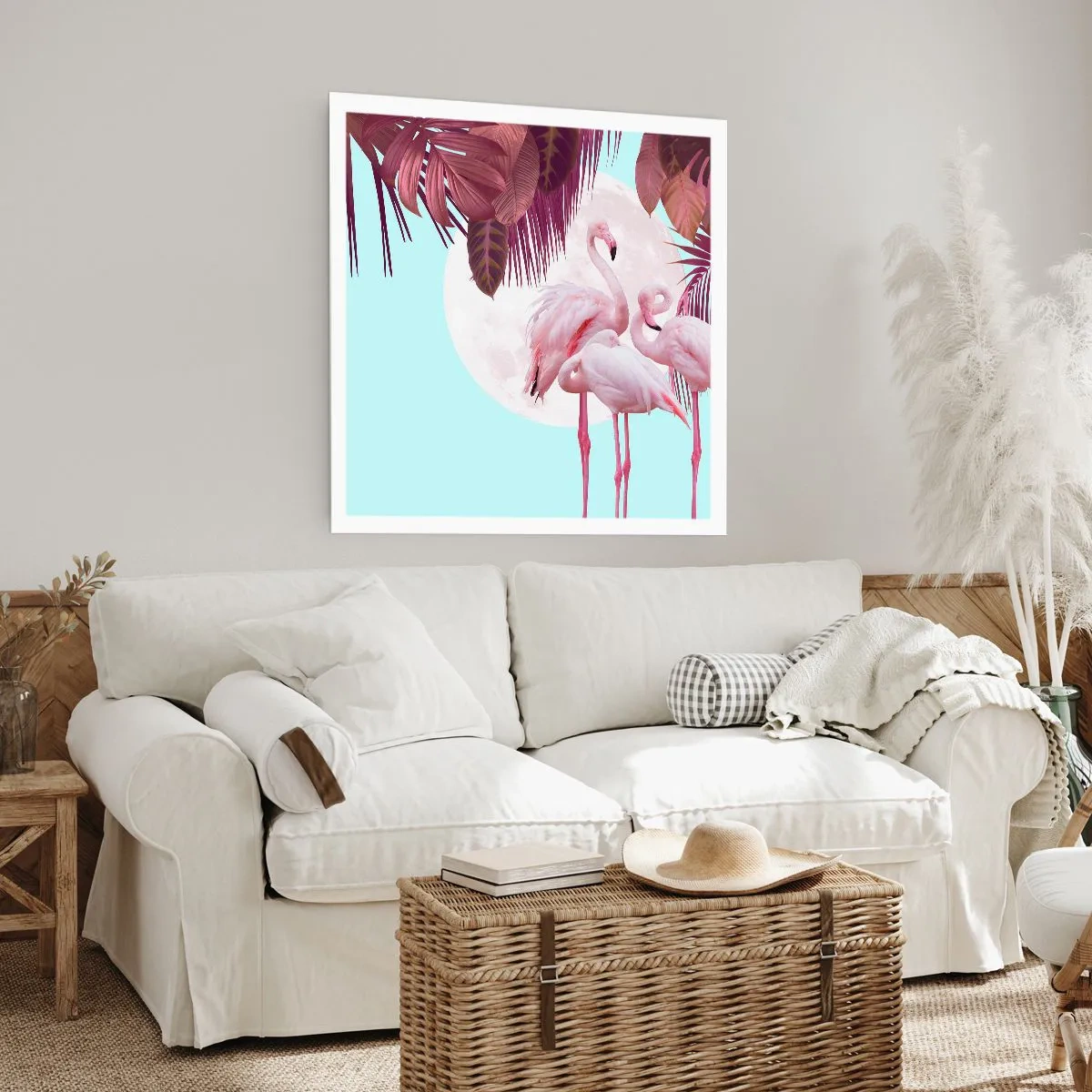 Plakat - Trzy ptasie gracje - 50x50 cm