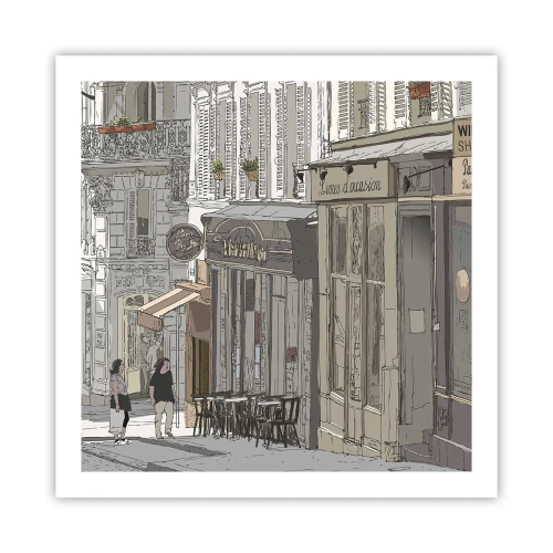 Plakat - Miejskie radości - 60x60 cm