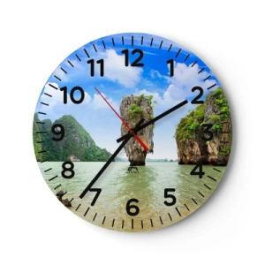 Zegar ścienny - Skalne dziwy natury - 40x40 cm