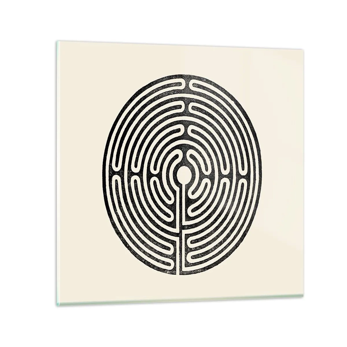 Obraz na szkle - Tajemniczy porządek - 60x60 cm