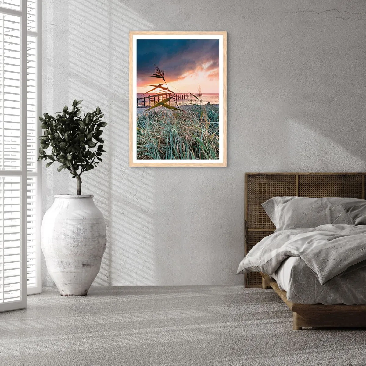 Plakat w ramie jasny dąb - Nie przemija z wiatrem - 61x91 cm