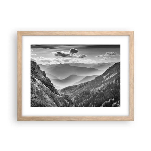 Plakat w ramie jasny dąb - Aż po horyzont - 40x30 cm