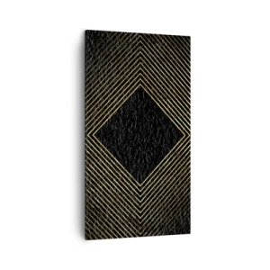 Obraz na płótnie - Geometria w stylu glamour - 45x80 cm
