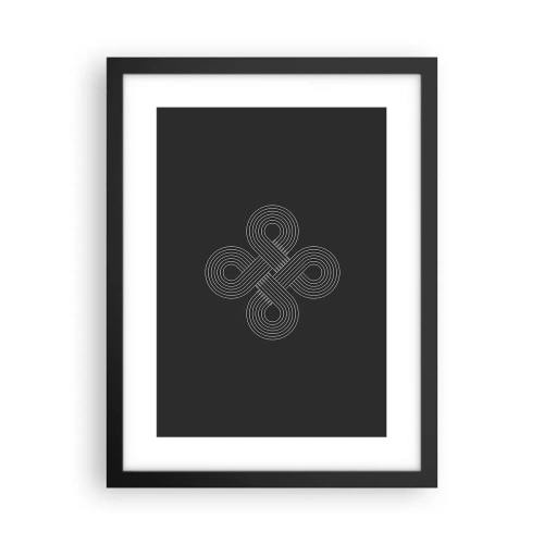 Plakat w czarnej ramie - W duchu celtyckim - 30x40 cm