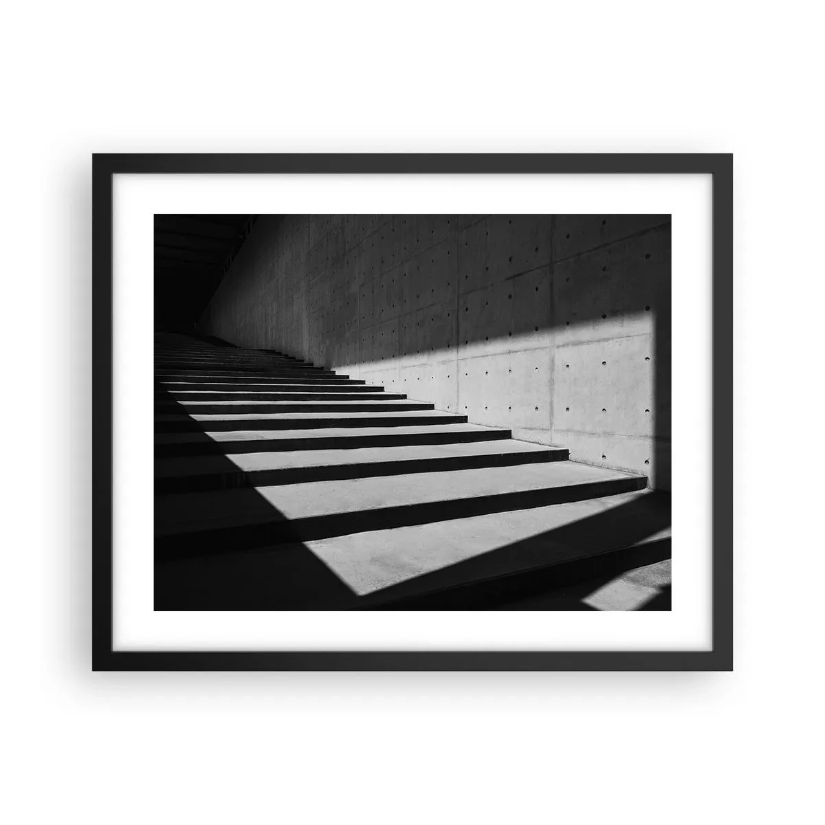 Plakat w czarnej ramie - Surowa uroda modernizmu - 50x40 cm