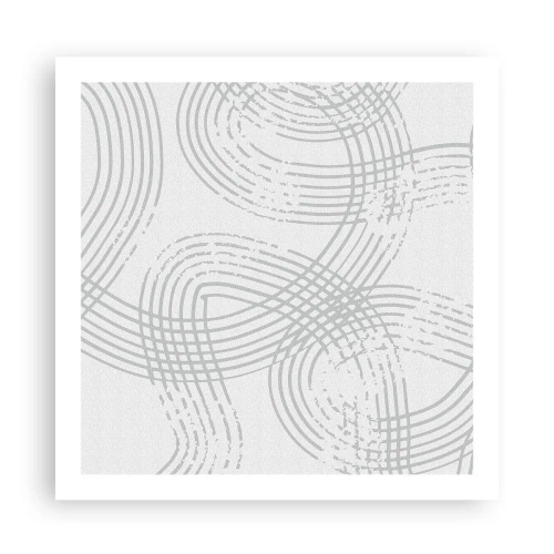 Plakat - Nie ma prostej drogi - 60x60 cm