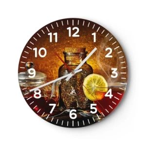 Zegar ścienny - W stylu holenderskich mistrzów - 40x40 cm