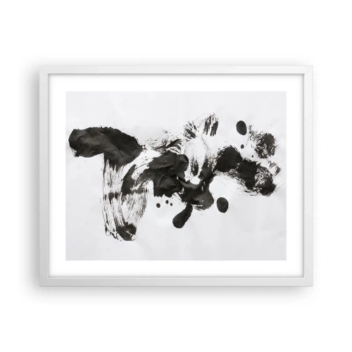 Plakat w białej ramie - W szaleństwie metoda? - 50x40 cm