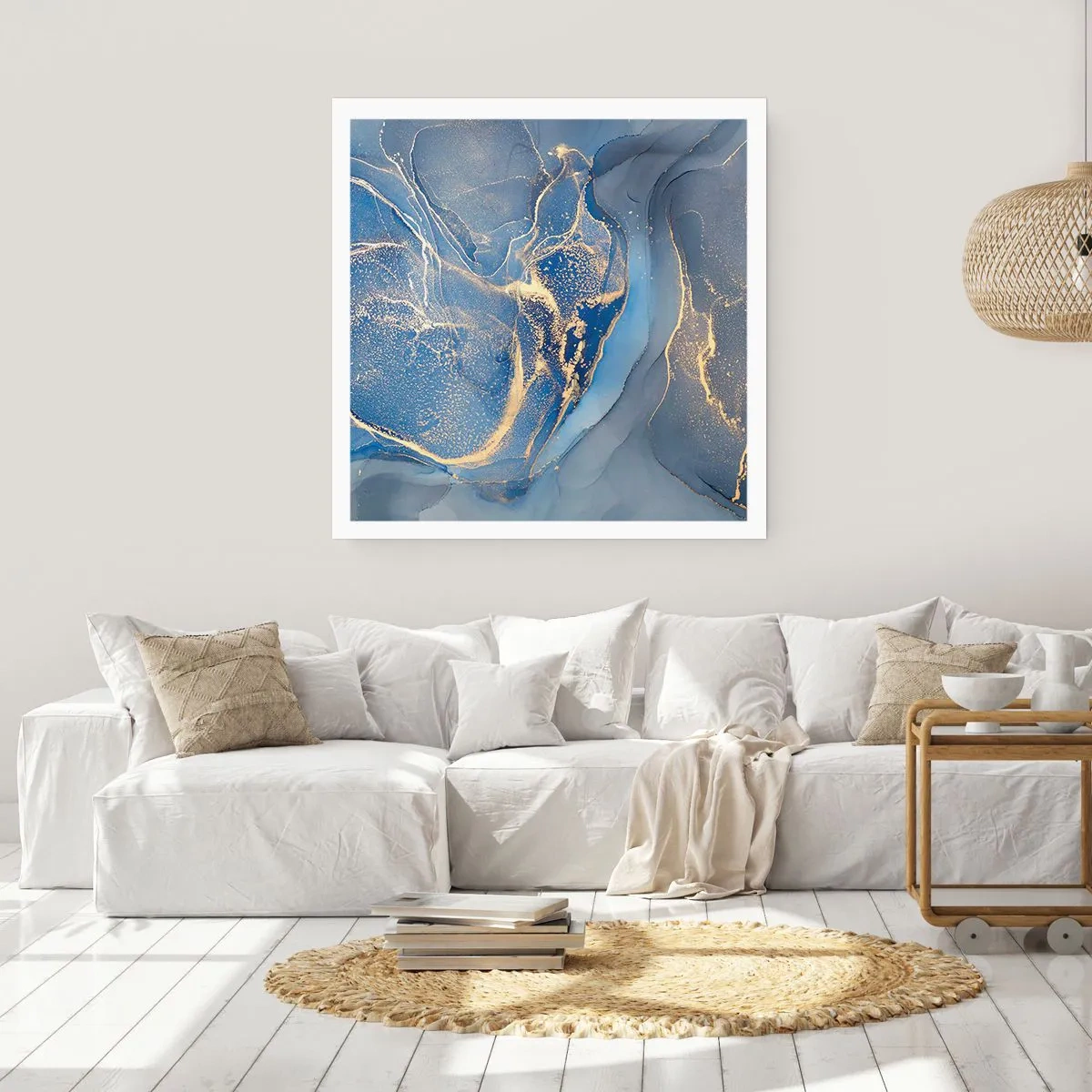 Plakat - Złoty pył - 60x60 cm