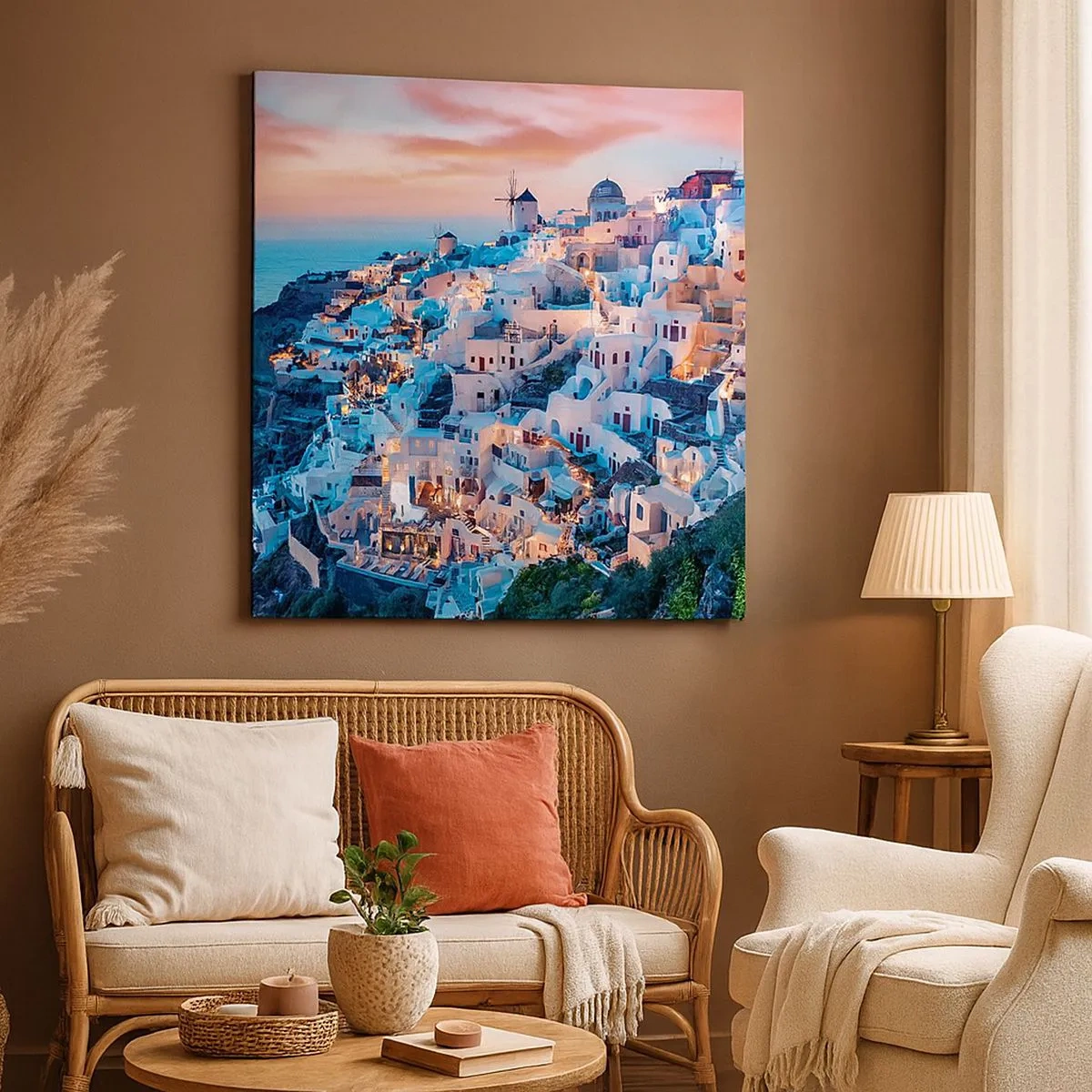 Obraz na płótnie - Twoje wielkie greckie wakacje - 30x30 cm