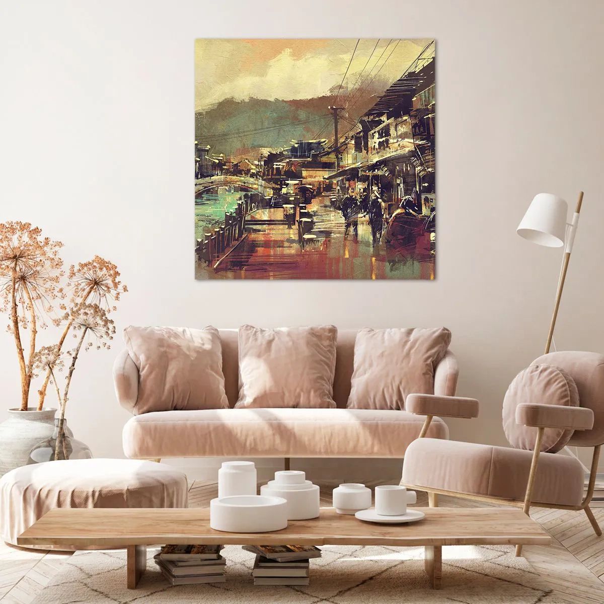 Obraz na płótnie - Życie jako bogactwo szarości - 60x60 cm