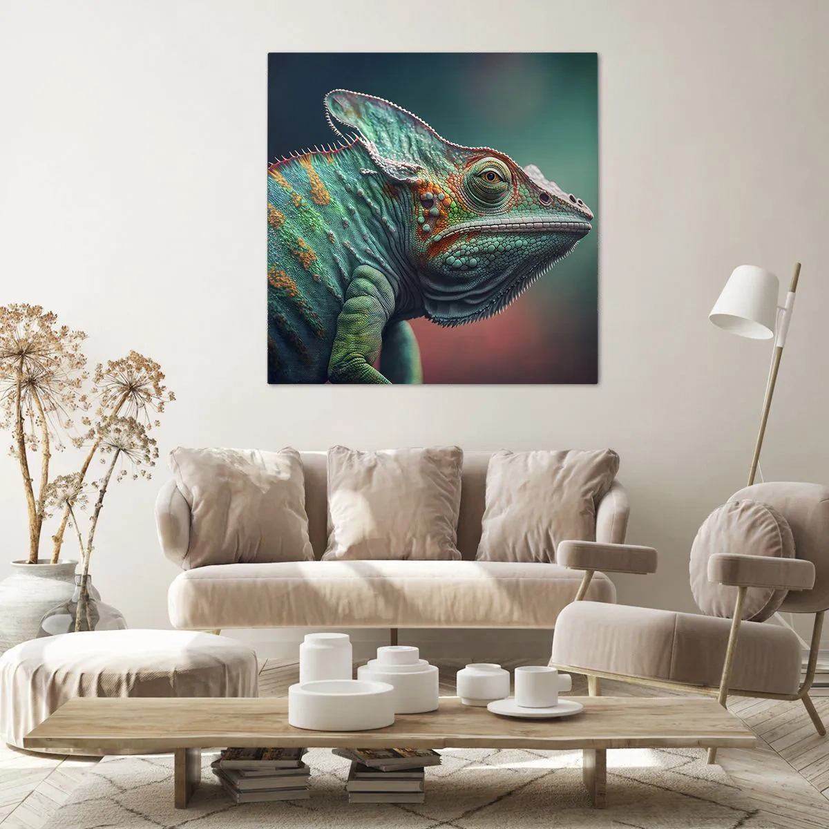 Obraz na płótnie - Widzisz mnie? Niedobrze… - 70x70 cm