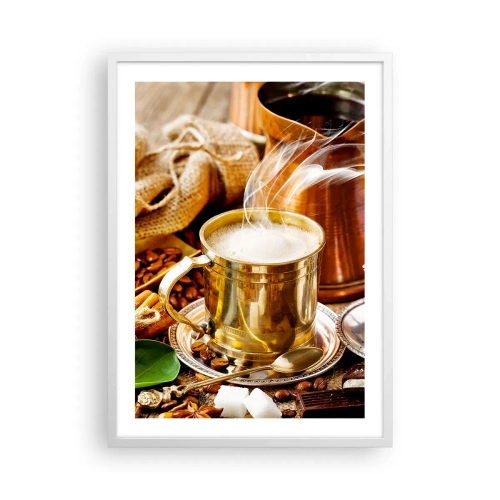 Plakat w białej ramie - Miłego dnia! - 50x70 cm